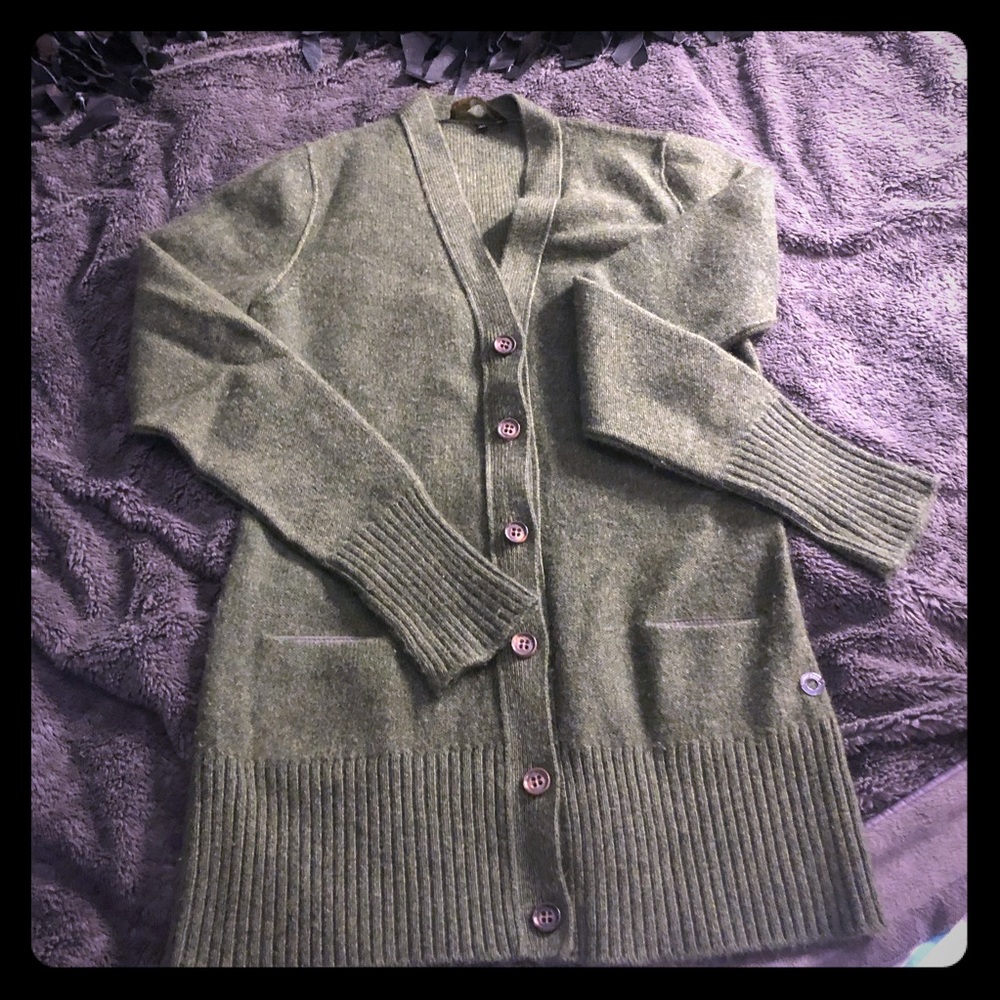 Loro Piana Green Cashmere Sweater Size Small NWOT